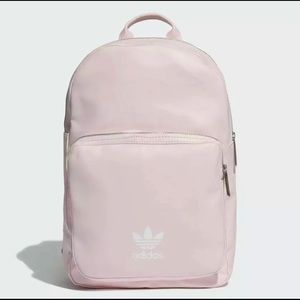 Adidas Classic Trefoil Pink Leather Backpack NWT